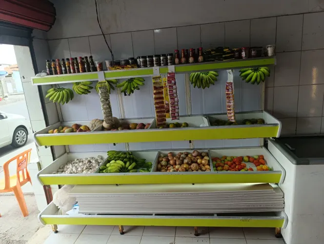 Expositor de frutas e verduras