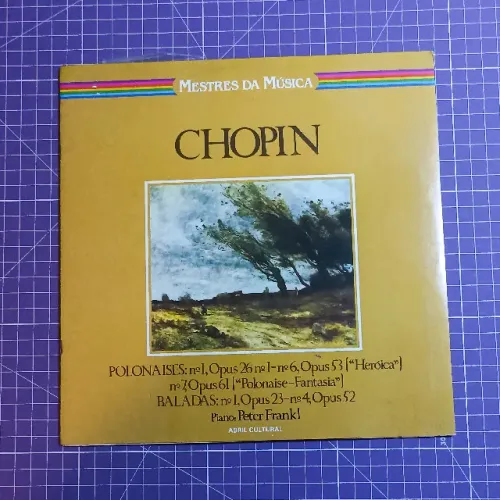 LP Frédéric Chopin - Mestres da Música - Com Encarte e Guia do Ouvinte