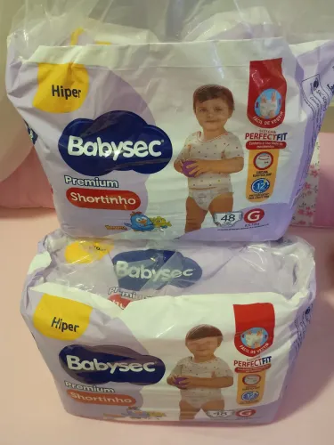 Fraldas Babysec Shortinho Premium G