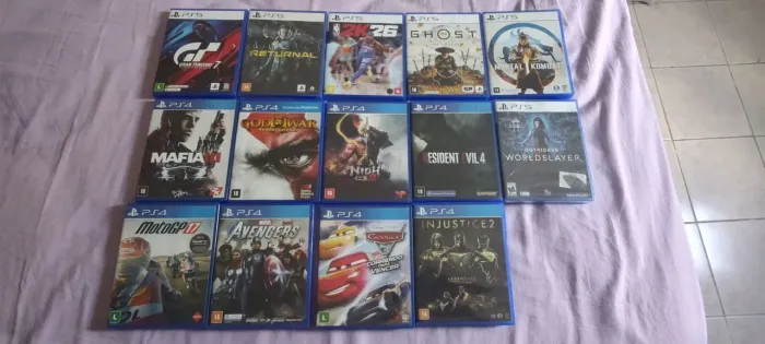 Jogos de Playstation 4 e Playstation 5
