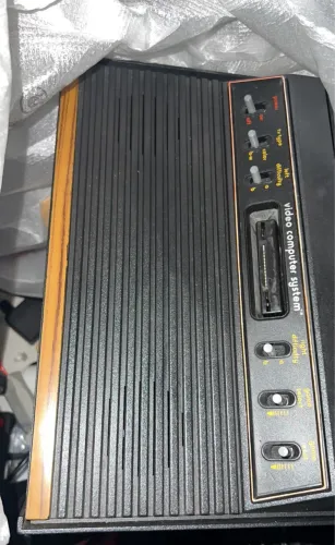Vídeo game Atari light Sixer no mod AV+ controle + fonte+ jogo