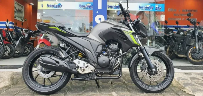 Yamaha Fz 25 Fazer 250 Flex Abs 2024 Cinza Impecável
