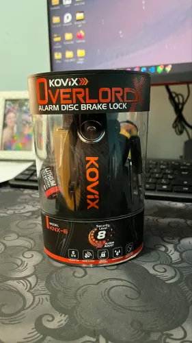 Trava Disco com alarme Kovix KNX6 Novo
