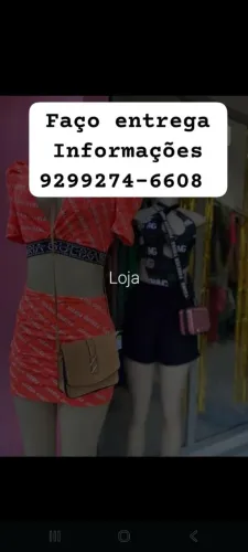 6 manequins busto + 6 manequins corpo + 300 cruzetas + fardo de roupas modinha