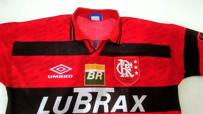 Camisa Flamengo 1996 Umbro/Lubrax (11 do Romário!)