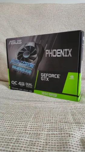 GTX 1650 Super OC edition 4gb na caixa, completa