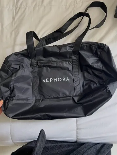 Bolsa Mala Sephora Preta Nylon - Academia / Viagem / Fitness Original