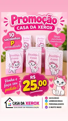Sacolinha personalizado 