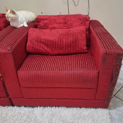 Kit duas poltronas com almofadas