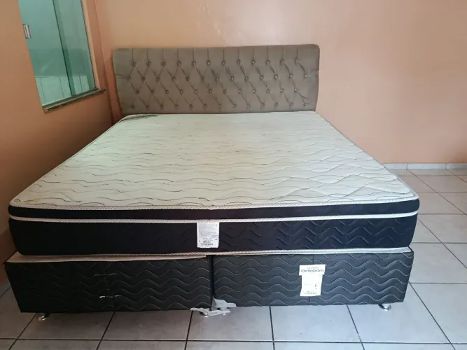 Cama king Ortobom 