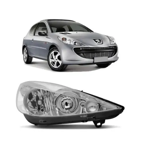 Farol Dianteiro DIREITO Peugeot 207 - 2008/2009/2010/2011/2012