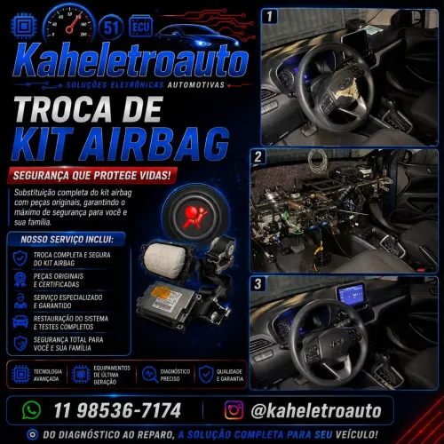 Troca de kit airbag