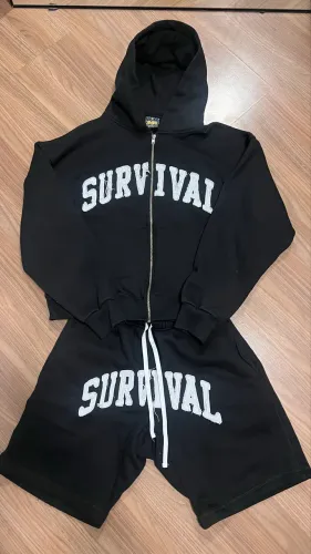 Conjunto de moletom destroyed- Survival