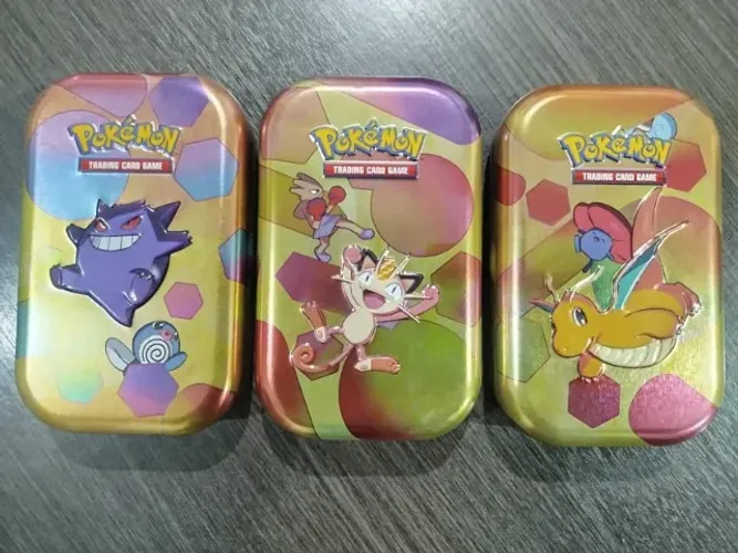 Lote de Latas Pokemon 151 - Vazias