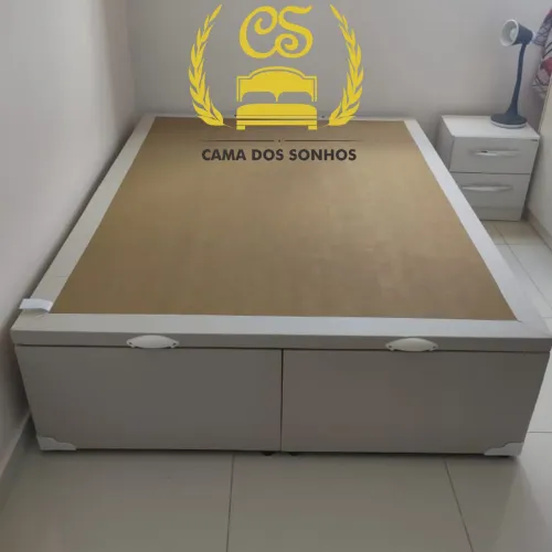 Cama baú casal 
