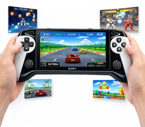Videogame De Mão Premium Retrô com Tela 5.5