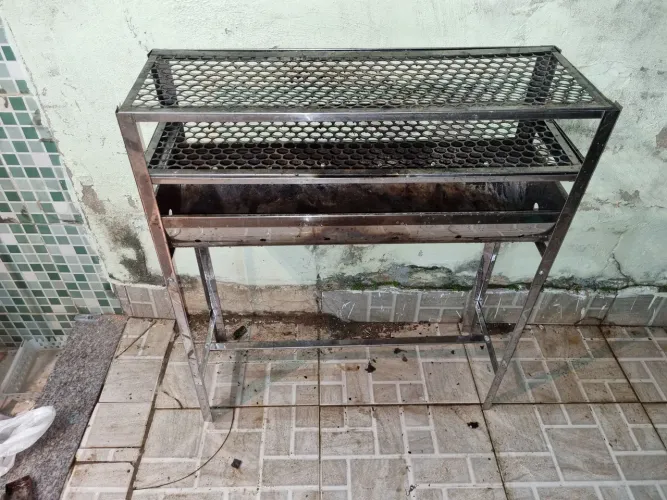 Churrasqueira inox nova