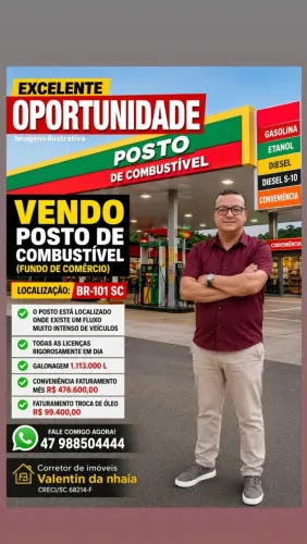 Posto de Combustível (Venda do Fundo de Comércio)