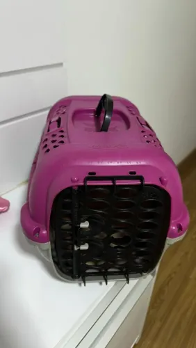 Caixa de Transporte Panther Plast Pet Rosa