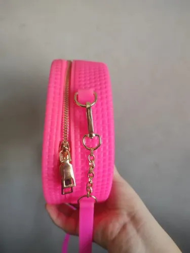 Bolsa Rosa/pink espaçosa