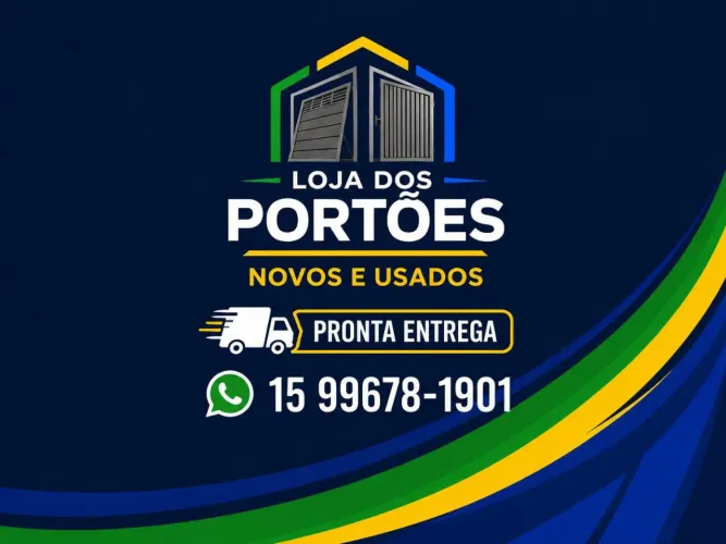 PORTÕES DE CORRER E BASCULANTE  NA PROMOÇÃO 
