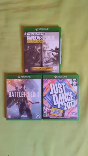 3 Jogos De X-Box One ( Favor Ler O Anúncio )