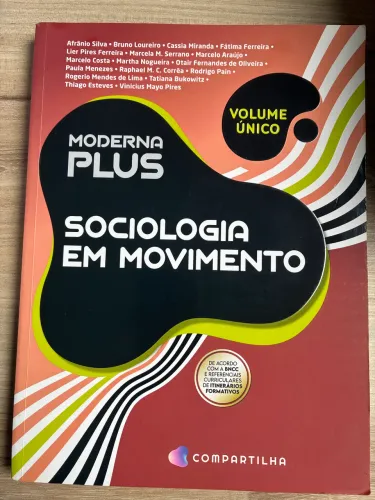 Moderna Plus Sociologia 1° Edição