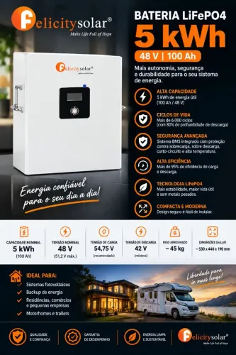 Bateria Lifepo4 48v 5kwh