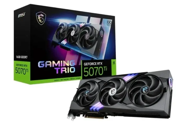 RTX 5070 TI 16GB MSI GAMING TRIO