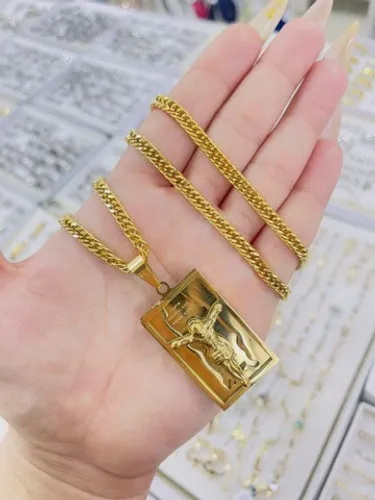 CORRENTES MASCULINAS EM AÇO INOXIDÁVEL FOLHEADAS A NÍQUEL 