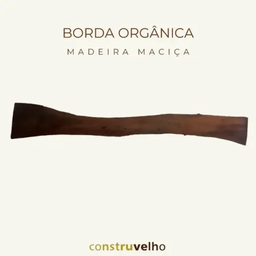 Prancha De Madeira Maciça Com Borda Orgânica