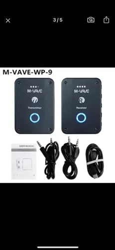 Transmissor sem Fio para fone M Vave2 