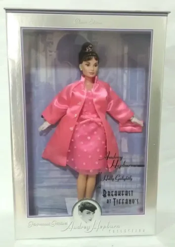 Barbie Audrey Hepburn - Pink Princess Fashion - 1999 - Nunca removida da caixa