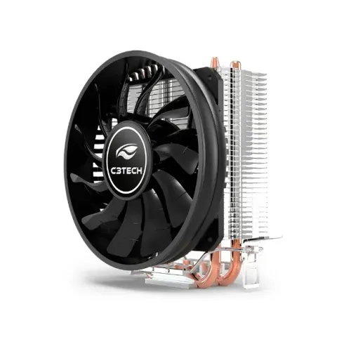 Air Cooler C3Tech FC-100BK 110mm Intel/AMD LGA1700 | AM4 HeatPipe: 2 (6mm) - WZetta