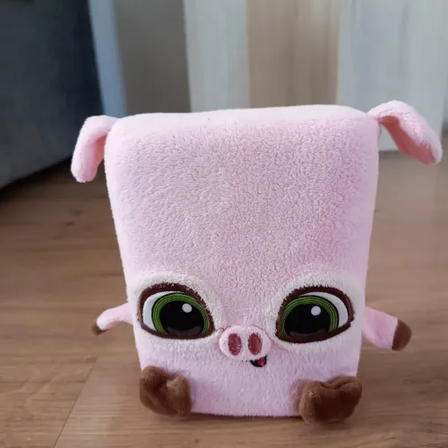 Boneco pelúcia Crunch Mania Oinky Fun Porquinho Rosa 
