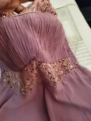 Vestido Rosa chá 