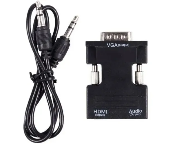 Cabo De Saída De Áudio Conv  1080p Hdmi Fêmea A Vga Macho Com Arduino Automação COD-CP367