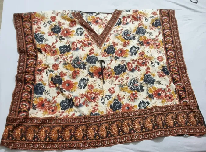 Vestido kafta túnica 