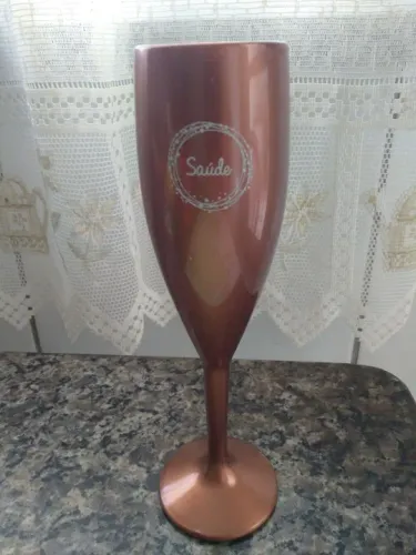 Taça de Champanhe Personalizada - Saúda