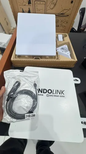 KIT STARLINK MINI: Antena + case magnética + Cabo 12v
