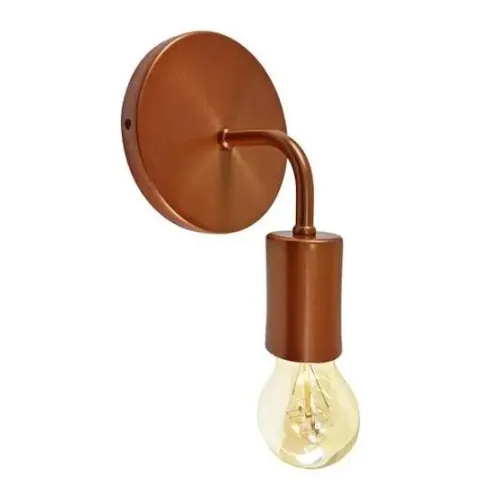 Arandela de Parede Industrial Cobre