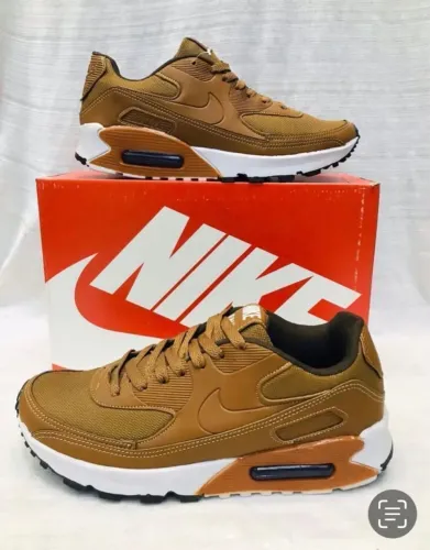 Tênis  Air Max 90 - Marrom com branco Entregamos 