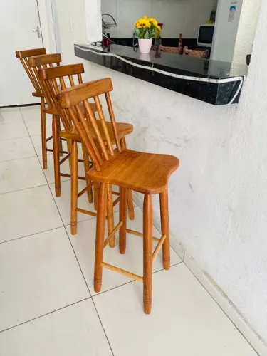 BANQUETAS ANGELIM 70CM DE PROMOÇÃO