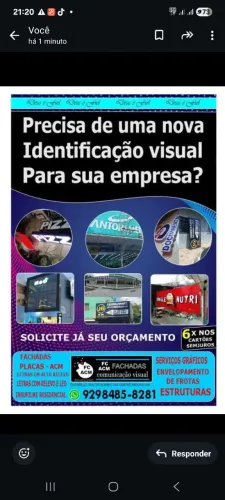 Fachadas e letras 3D