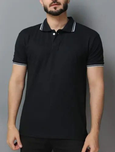 Camisas Gola Polo e Punho Detalhes 