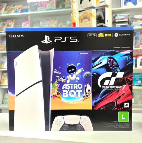 Game PS5 digital, super edição com jogos tops, nota e garantia