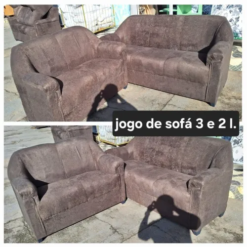Sofá novo com entrega grátis jogo 2 e 3  lugares 