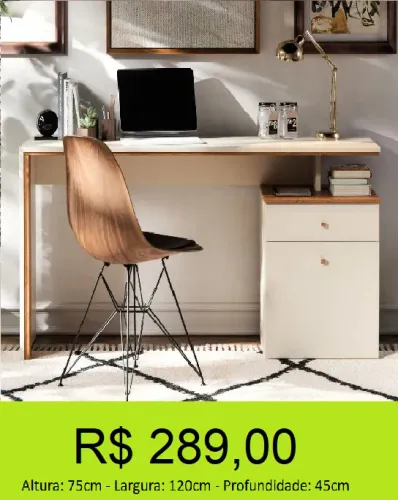 Escrivaninha Para escritório Moderna