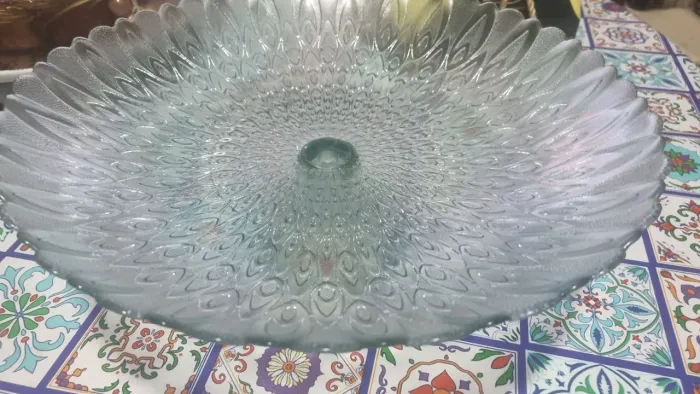 Fruteira grande  de vidro 
