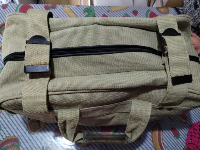 Bolsa antiga de viagem Primicia. 47x30x23 